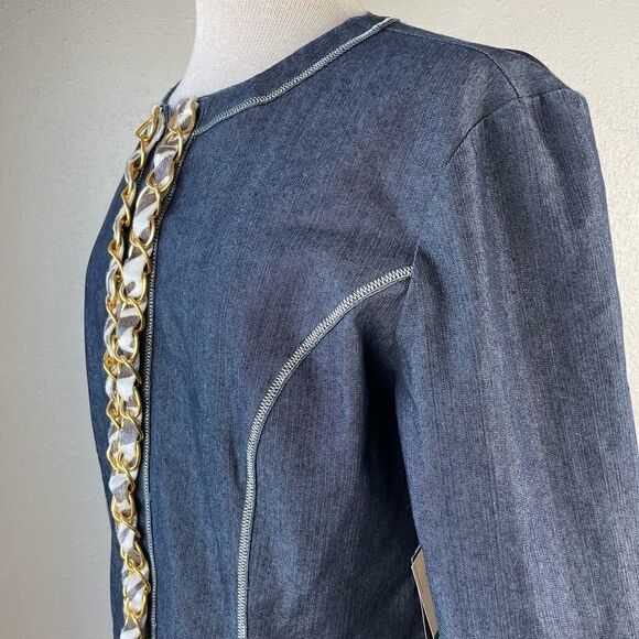 NWT Multiples Matching Denim Jacket & Pants Size L - Picture 5 of 16